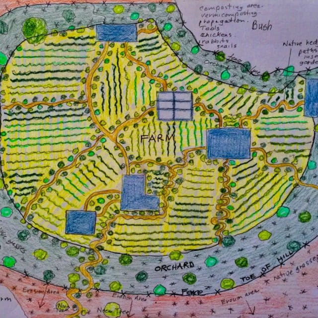 16.concept plan for ROA hilltop farm for Coptic Christians Compound, Cape Coast Ghana, Alrie Middlebrook, artist and designer