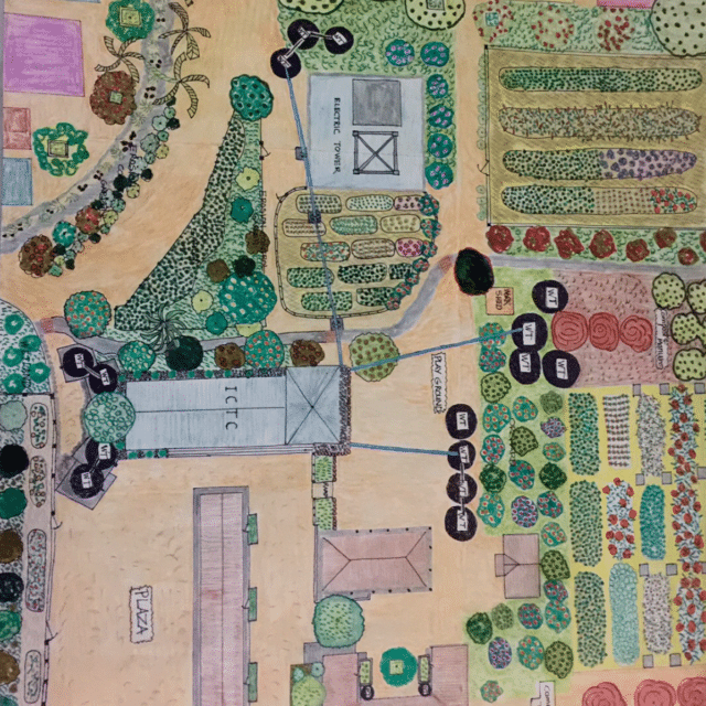 Concept Plan for Yamoransa Teaching Gardens, Cape Coast, Ghana, Africa
