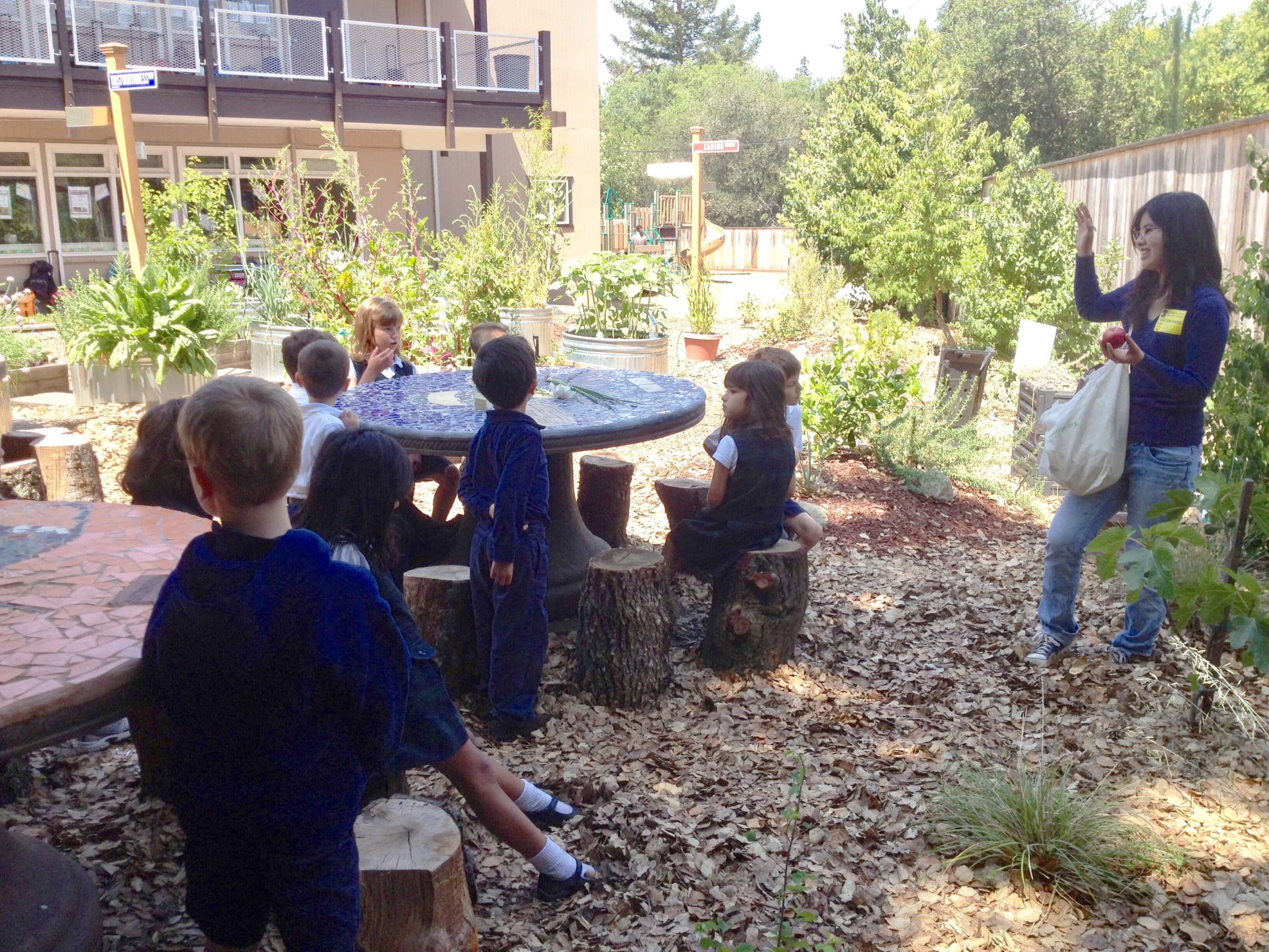 Learning to Recognize Seeds and Fruits at St. Andrew's Episcopal School, ELSEE Teaching Garden