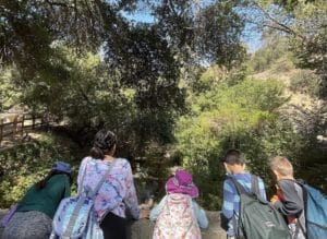 Field Trip at Los Gatos Creek Studying Plant and Animal Life